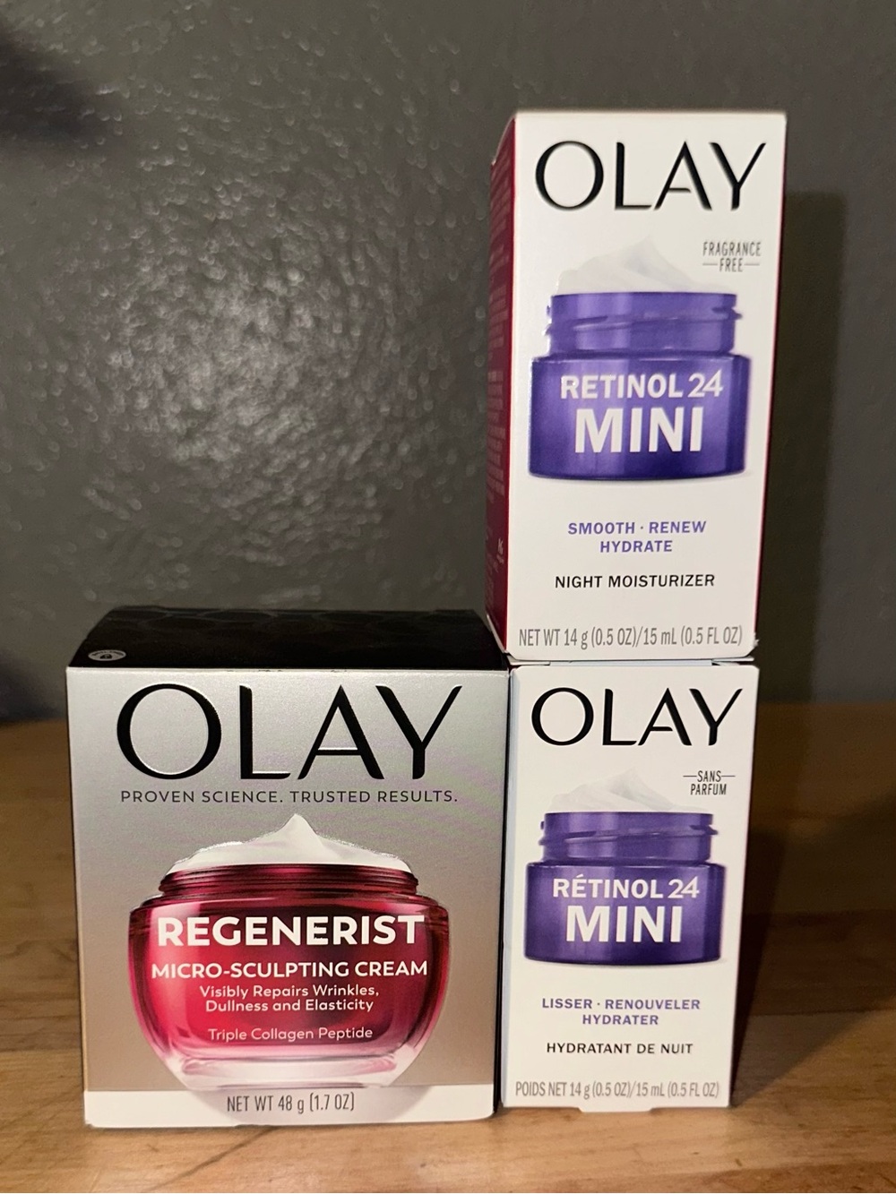 OLAY Regenerist Micro-Sculpting Cream & Retinol 24 Night Cream Bundle